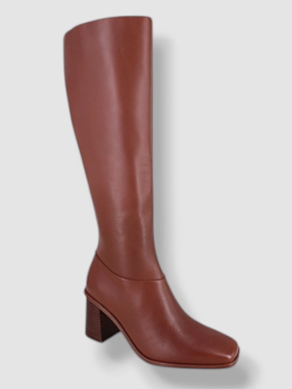 Splendid Brown Knee-High Block Heel Boots 9
